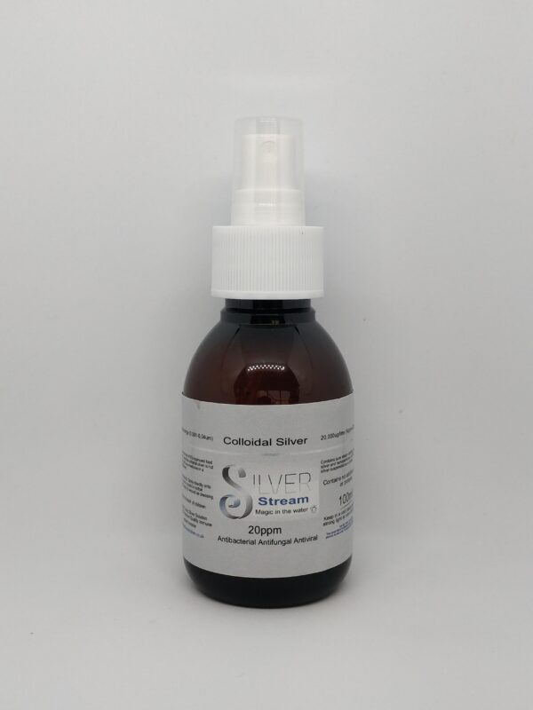 Colloidal Silver 20 ppm, (100ml Spray) Premium Quality Colloidal Silver